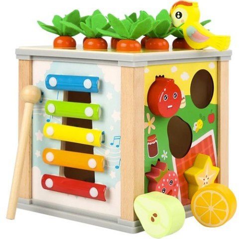 Kostka edukacyjna drewniana- sorter Kruzzel 22566 Kruzzel