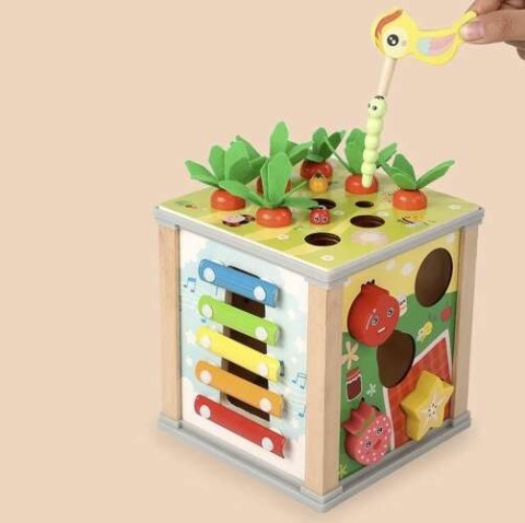 Kostka edukacyjna drewniana- sorter Kruzzel 22566 Kruzzel