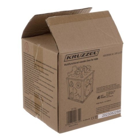 Kostka edukacyjna drewniana- sorter Kruzzel 22566 Kruzzel