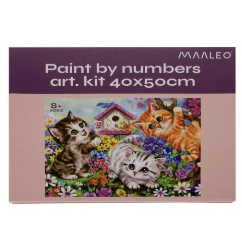 Malowanie po numerach 40x50cm- kotki Maaleo 22781 Maaleo Malowanie po numerach 40x50cm- kotki Maaleo 22781 Maaleo