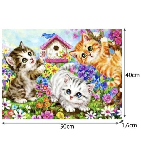 Malowanie po numerach 40x50cm- kotki Maaleo 22781 Maaleo Malowanie po numerach 40x50cm- kotki Maaleo 22781 Maaleo