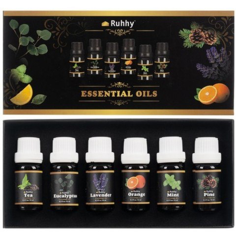 Olejek eteryczny- zestaw 6szt. 10ml Ruhhy 21939 Ruhhy Olejek eteryczny- zestaw 6szt. 10ml Ruhhy 21939 Ruhhy