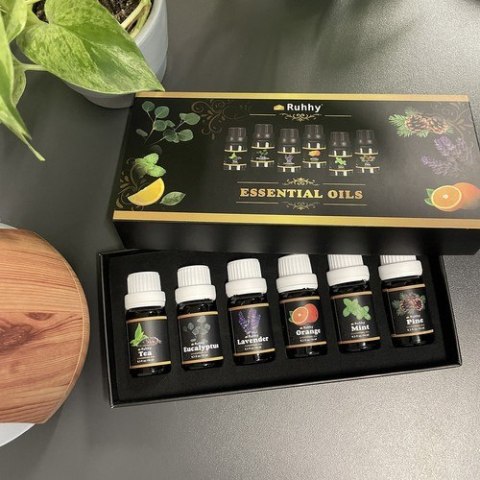 Olejek eteryczny- zestaw 6szt. 10ml Ruhhy 21939 Ruhhy Olejek eteryczny- zestaw 6szt. 10ml Ruhhy 21939 Ruhhy