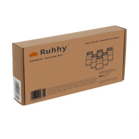 Olejek eteryczny- zestaw 6szt. 10ml Ruhhy 21939 Ruhhy Olejek eteryczny- zestaw 6szt. 10ml Ruhhy 21939 Ruhhy