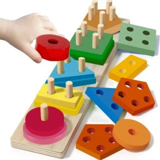 Sorter- układanka drewniana Kruzzel 22492 Kruzzel