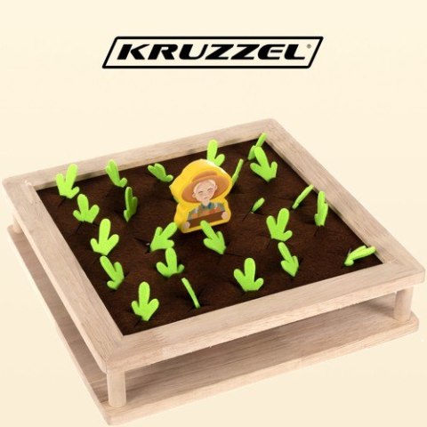 Układanka drewniana- farma Kruzzel 22755 Kruzzel