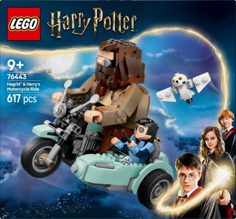 Klocki Harry Potter 76443 Przejażdżka motocyklowa Hagrida i Harry'ego