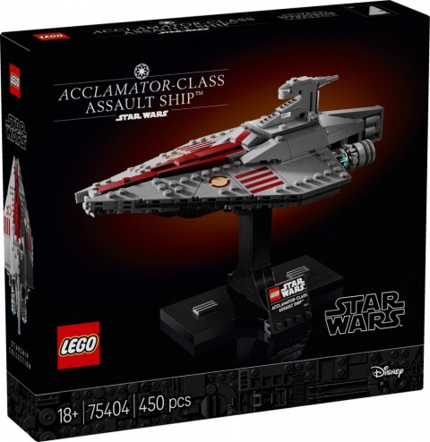 Klocki Star Wars 75404 Krążownik szturmowy typu Acclamator