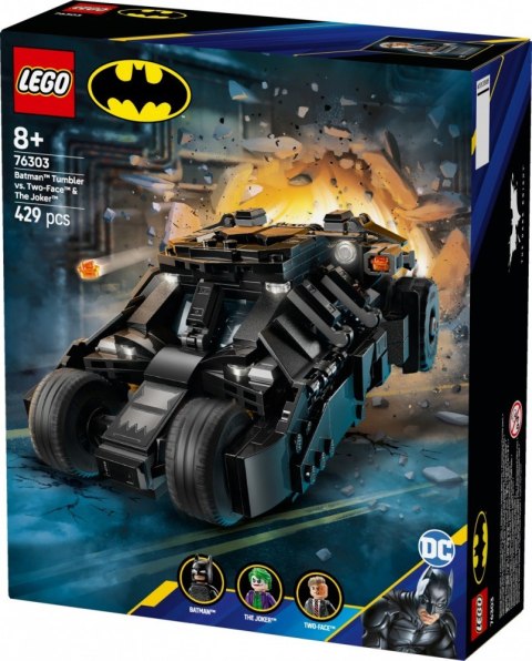 Klocki Super Heroes 76303 Tumbler Batmana kontra Dwie Twarze i Joker