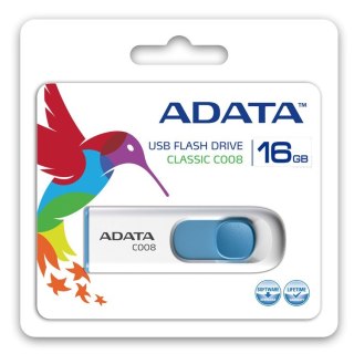 Pendrive DashDrive Classic C008 16GB USB2.0 biało-niebieski