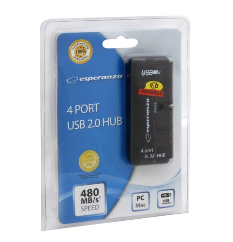 HUB 4 PORTY USB 2.0 EA112