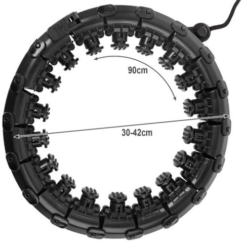 Hula hop z masażerem + obciążnik Trizand 25208 Trizand