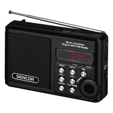 SRD 215 B Kieszonkowe radio Mp3,USB, Slot na kartę SD Bateria litowa do 10 godzin