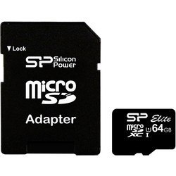 Karta pamięci microSDXC Elite 64GB CL10/UHS-1 100/80 MB/s Elite + adapter