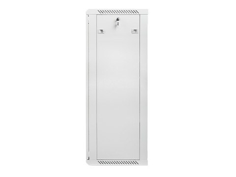 Szafa instalacyjna wisząca 19'' 27U 600X450mm szara (drzwi szklane)