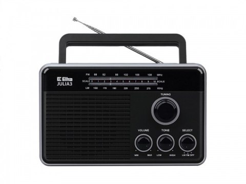 Radio Julia 3 czarny