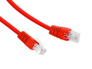 Patch cord Kat.6 UTP 1m czerwony