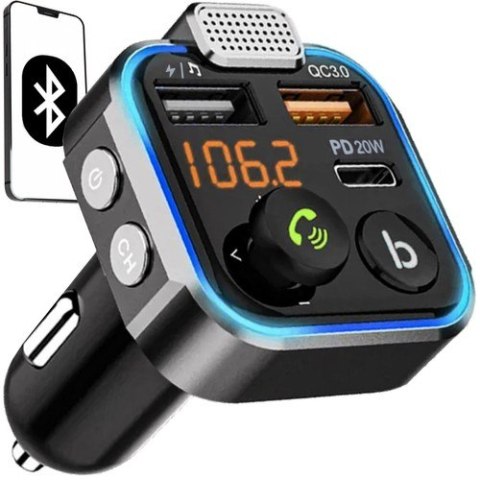 Transmiter/ ładowarka bluetooth FM Xtrobb 22355 Xtrobb