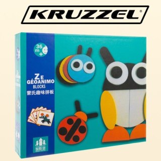 Układanka drewniana- puzzle Kruzzel 22426 Kruzzel