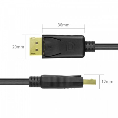 Kabel DisplayPort M/M, 3,0m; Y-C609BK