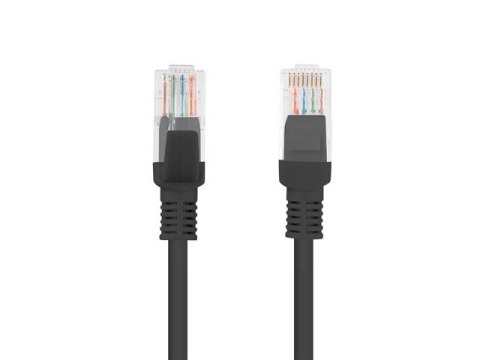 Patchcord kat.5e 1.5M UTP czarny Patchcord kat.5e 1.5M UTP czarny