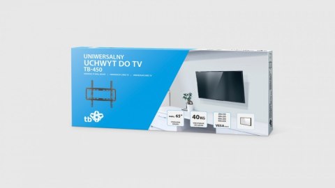 Uchwyt TV TB-450 do telewizora do 65" 40kg max VESA 400x400