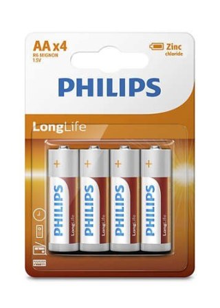 Baterie LongLife AA 4szt. blister