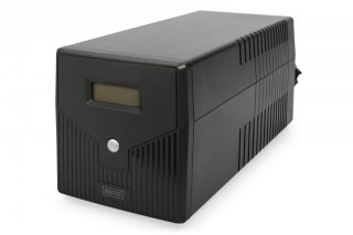 Zasilacz awaryjny UPS Line-Ineractive LCD, 2000VA/1200W, 2x12V/9Ah, AVR, 4xSCHUKO, USB, RS232, RJ45