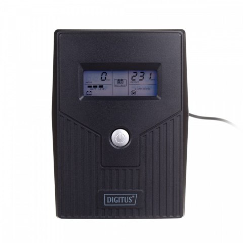 Zasilacz awaryjny UPS Line-Ineractive LCD, 800VA/480W, 1x12V/9Ah, AVR, 2xSCHUKO, USB, RJ11