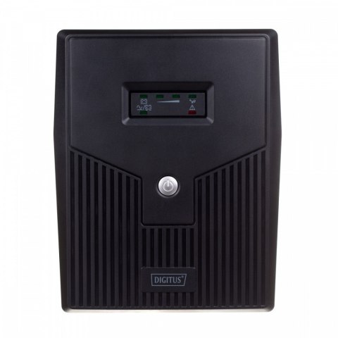 Zasilacz awaryjny UPS Line-Ineractive LED, 1500VA/900W, 2x12V/9Ah, AVR, 4xSCHUKO, USB, RS232, RJ45 Zasilacz awaryjny UPS Line-Ineractive LED, 1500VA/900W, 2x12V/9Ah, AVR, 4xSCHUKO, USB, RS232, RJ45