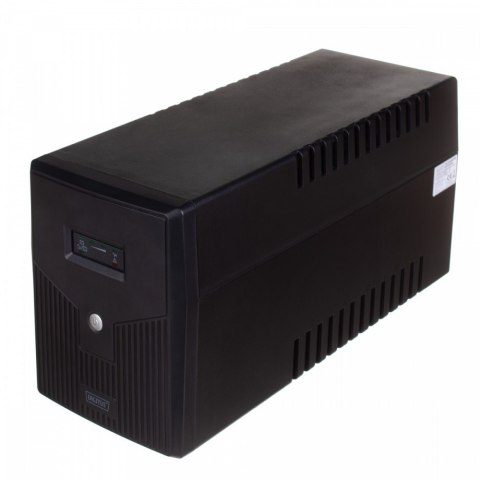 Zasilacz awaryjny UPS Line-Ineractive LED, 1500VA/900W, 2x12V/9Ah, AVR, 4xSCHUKO, USB, RS232, RJ45 Zasilacz awaryjny UPS Line-Ineractive LED, 1500VA/900W, 2x12V/9Ah, AVR, 4xSCHUKO, USB, RS232, RJ45