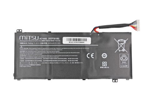 Bateria do Acer Aspire V15, VN7 4605 mAh (52.5 Wh) 11.4 Volt