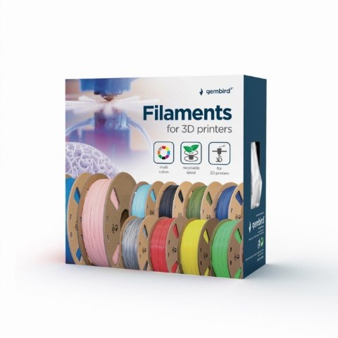 Filament do drukarki 3D PLA/1.75mm/srebrny