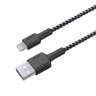 Kabel CB-BAL3 wzmocniony nylonowy Quick Charge Lightning-USB | 1.2m | certyfikat MFi Apple