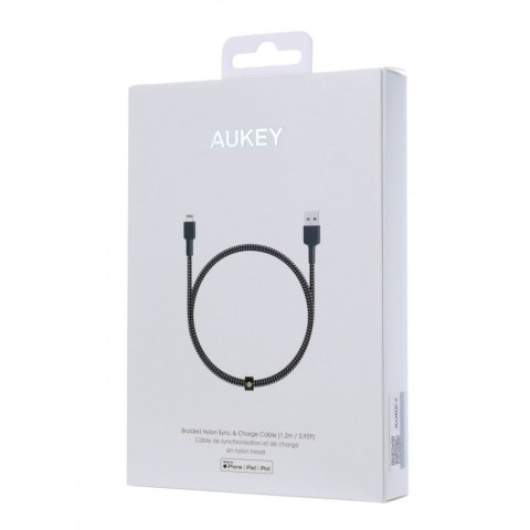Kabel CB-BAL3 wzmocniony nylonowy Quick Charge Lightning-USB | 1.2m | certyfikat MFi Apple Kabel CB-BAL3 wzmocniony nylonowy Quick Charge Lightning-USB | 1.2m | certyfikat MFi Apple