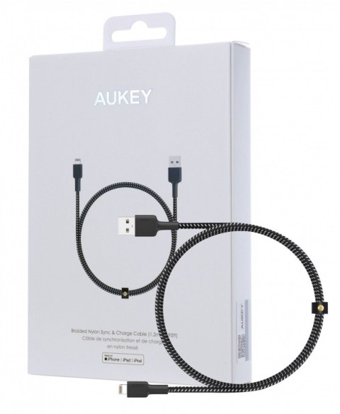 Kabel CB-BAL3 wzmocniony nylonowy Quick Charge Lightning-USB | 1.2m | certyfikat MFi Apple Kabel CB-BAL3 wzmocniony nylonowy Quick Charge Lightning-USB | 1.2m | certyfikat MFi Apple