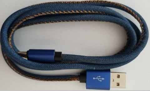 Kabel USB 8 pin premium jeans 1 m