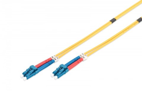 Patchcord FO Singlemode 09/125 OS2 LC-LC duplex 2m Żółty