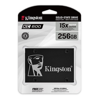 Dysk SSD KC600 SERIES 256GB SATA3 2.5' 550/500 MB/s