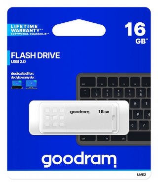 Pendrive UME2 16GB USB 2.0 Biały