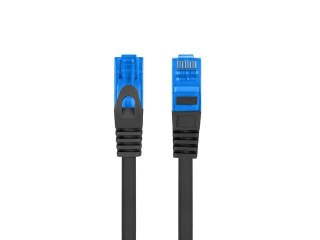 Patchcord kat.6a S/FTP CCA 0.5m Czarny