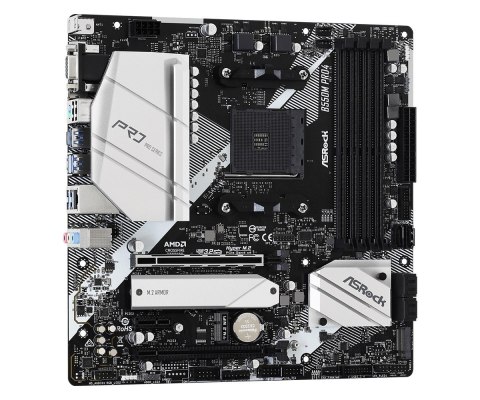 Płyta główna B550M Pro4 AM4 4DDR4 HDMI/DP/D-SUB M.2 mATX